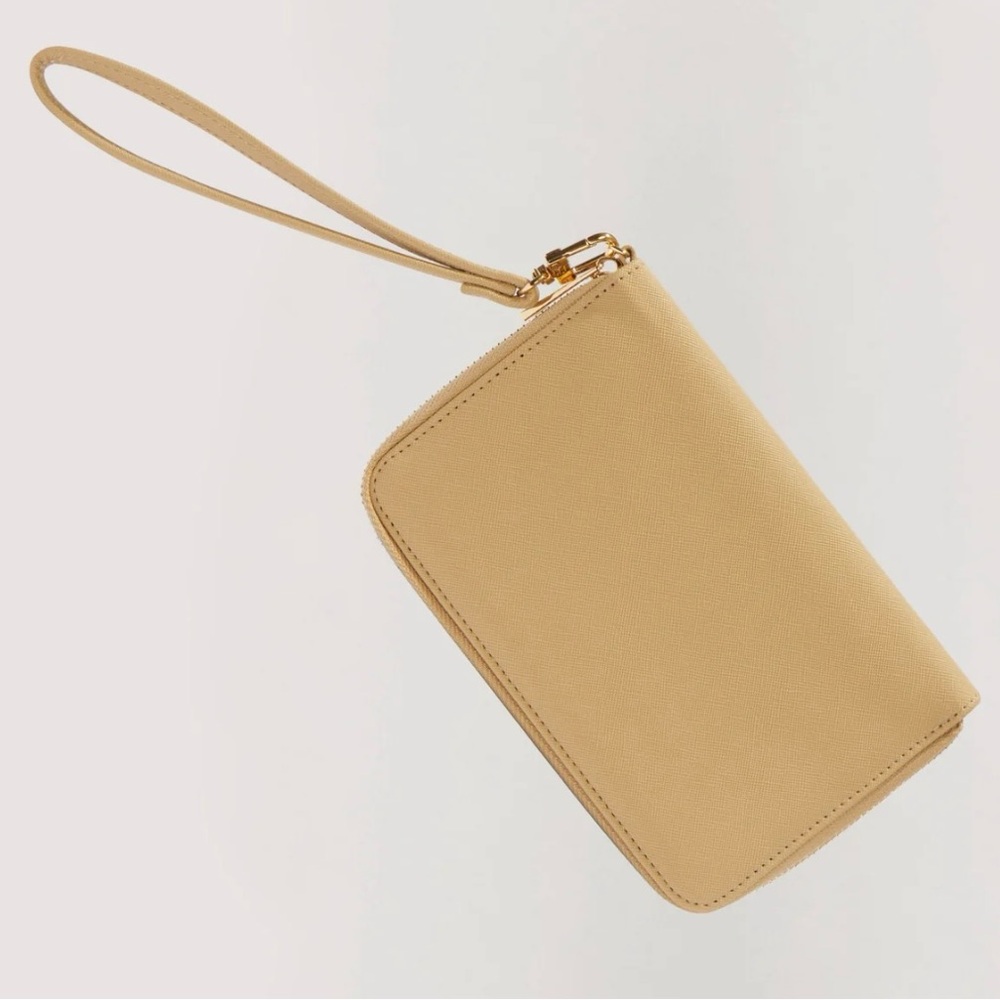 New tan lost + wander passport wallet